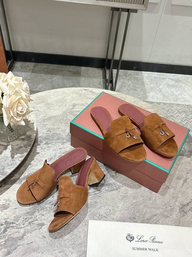 Flat, Mid-Heel, Loro Pian* In Stock Classic Bestseller Lp Top Version British-St