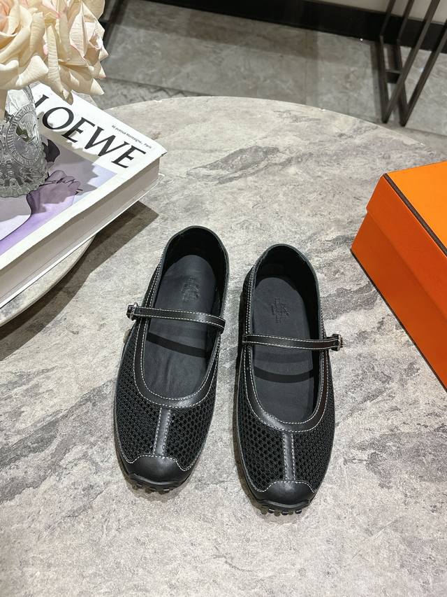 Herm S H-Line 25Ss New Mesh Mary Jane Casual Shoes. Ugly Shoes With A Fashionabl