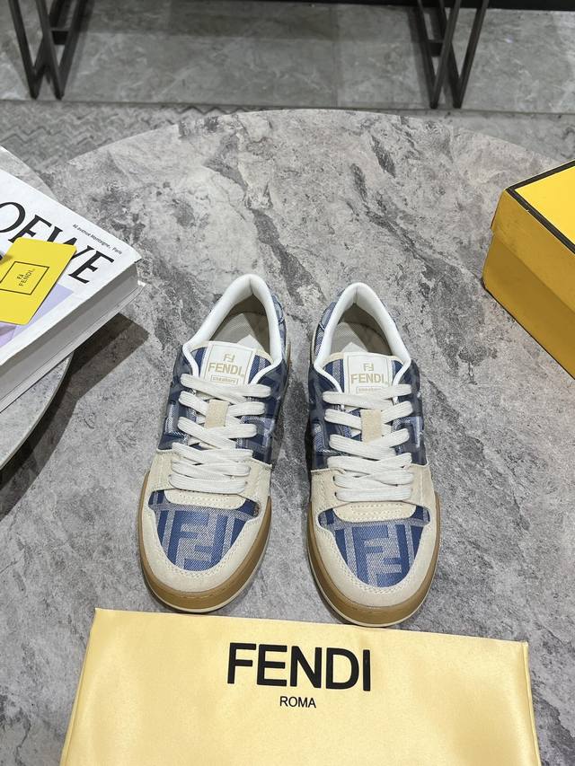 Women/Men Size 10 Top Version Fendi Match 2670 New Sports Sneakers, Designed By