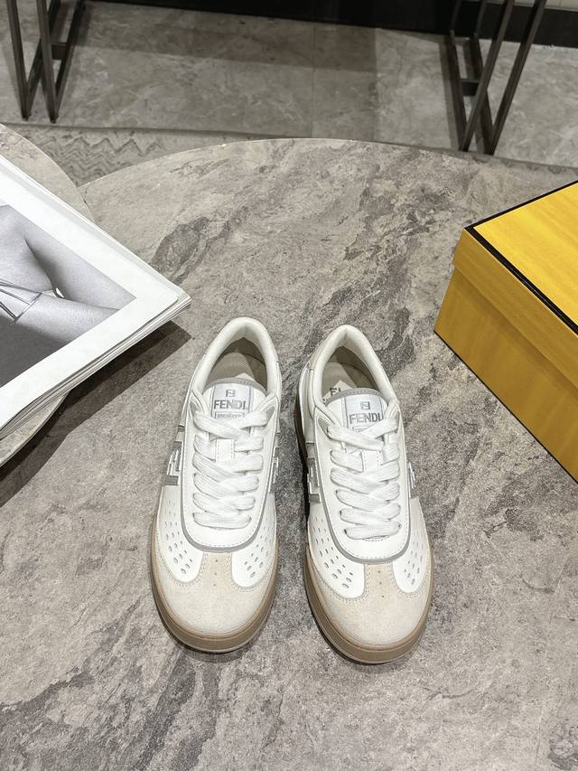 Women's/Men's Size 10 Top-Tier Version Fendi Match 2025 New Sports Skate Shoes,
