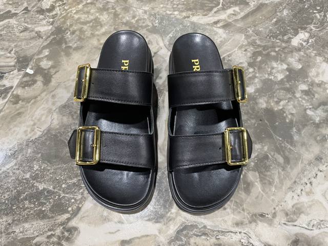 Exclusive Top-Tier Version Prad*A Prada Vs. Spring/Summer Bestselling Sandal Ser