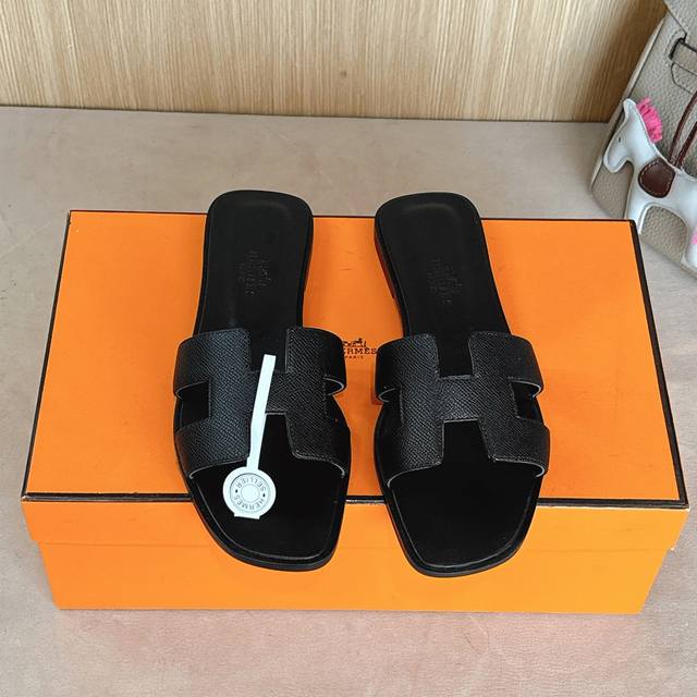 Compatible With Airplane Box 10 Hermes Herm S H Slippers Oran Sandal Series Fash
