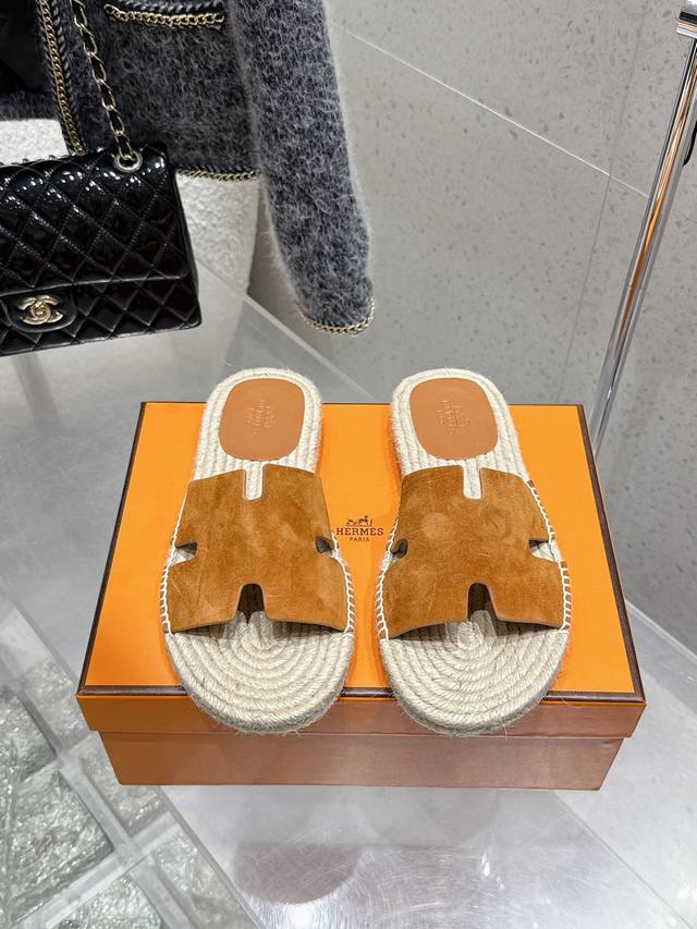 Top-Tier Version Men's H-Brand 2025Ss New Men's Sandals Herm S Those Who Love Th