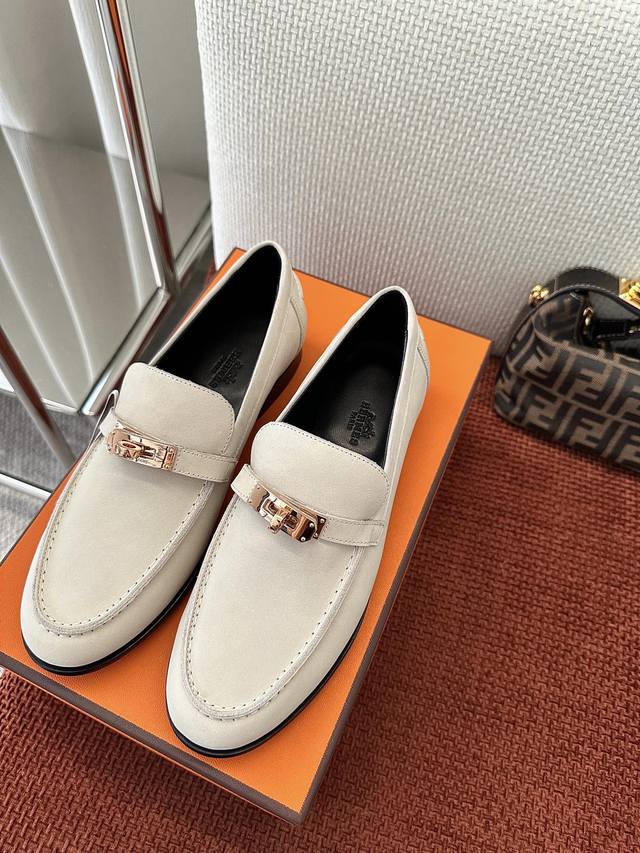 Made In Guangdong * Destin Retro Kelly Buckle Loafer | Authentic Purchase - Gray