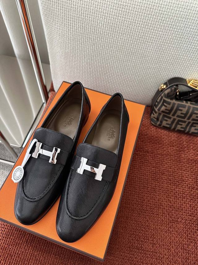 Made In Guangdong * Paris Retro H-Buckle Loafer | Authentic Imported, Premium Gr