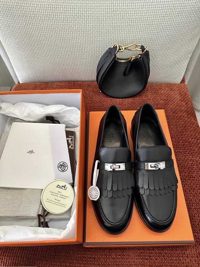 Made In Guangdong * Destin Fringe Loafer | Original Purchase, Resale Grade - Bla