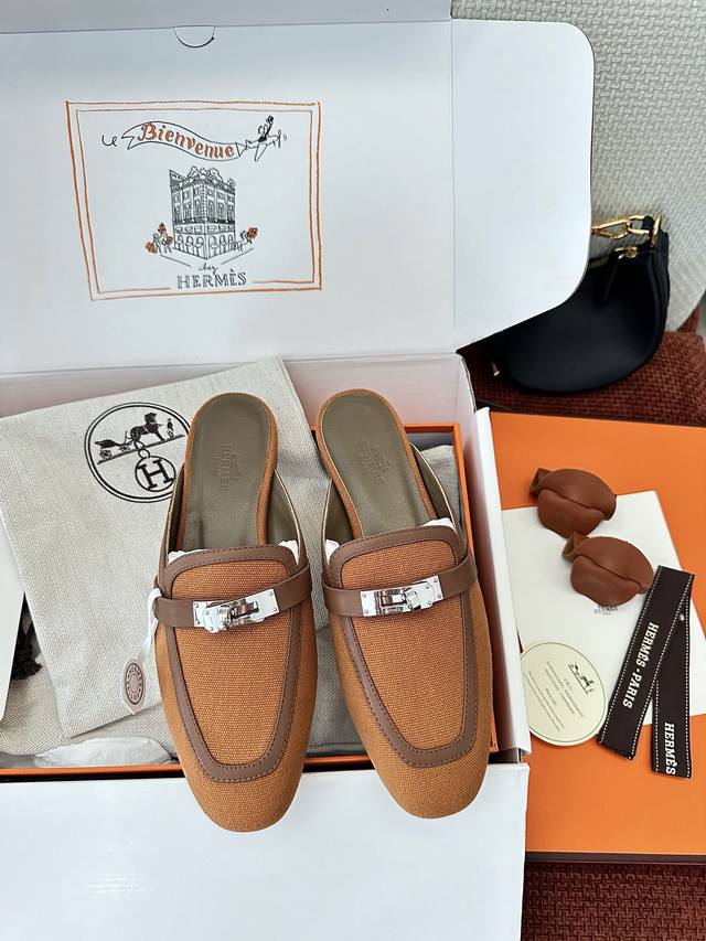 Guangzhou-Made * Classic Kelly Buckle Oz Mule Shoes | Authentic Purchase, Premiu