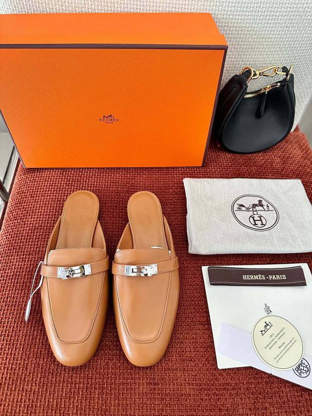Made In Guangzhou * Classic Kelly Buckle Oz Mule Shoes | Authentic Purchase, Res