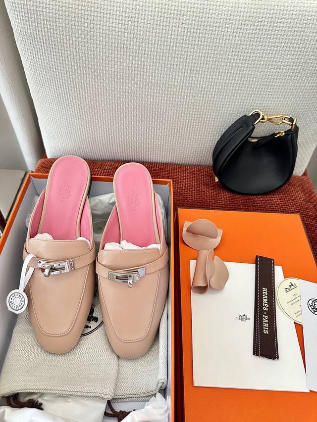 Made In Guangdong * Classic Kelly Buckle Oz Mule Shoes | Authentic Purchase, Res