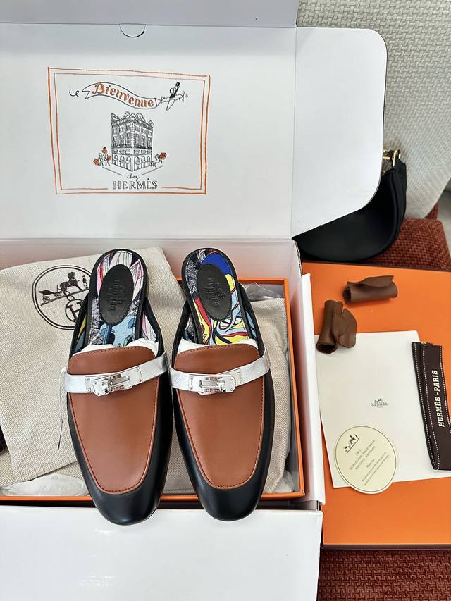 Made In Guangdong * Classic Kelly Buckle Oz Mule Shoes | Authentic Purchase, Pre