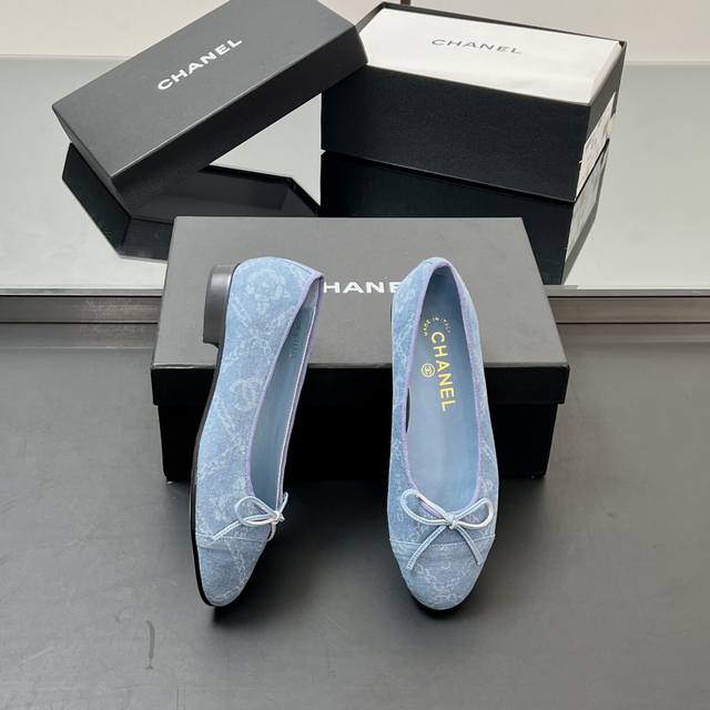 High Version Upgrade! Chanel Classic Ballet Flat With Two-Tone Color Blocking An