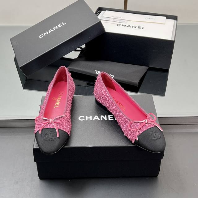 High Version Upgrade! Chanel Classic Ballet Flat Sling-Back Debuted In 1957, The