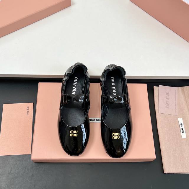 Factory P Price High-End Version Miu Miu French Fairy Ballet Flats!!! The Shoe U