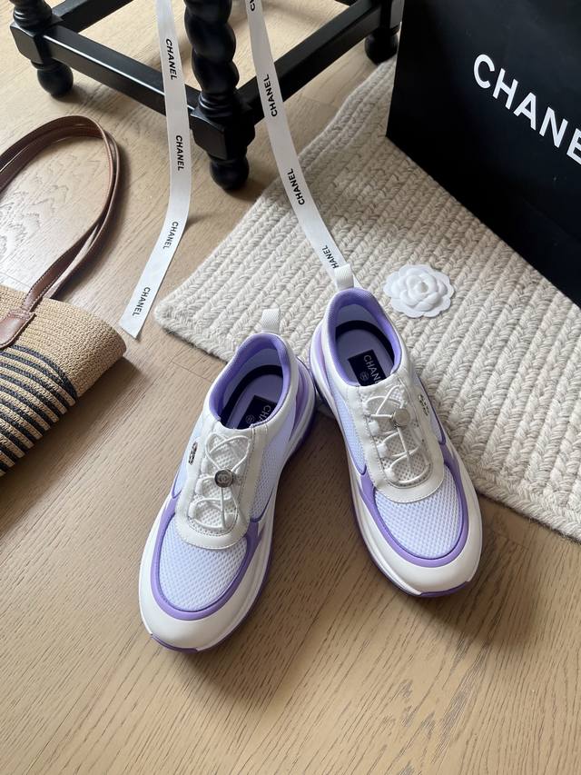Chanel 25K New Panda Casual Sneakers! Top-Tier Version! Early Release! 5Cm Heel