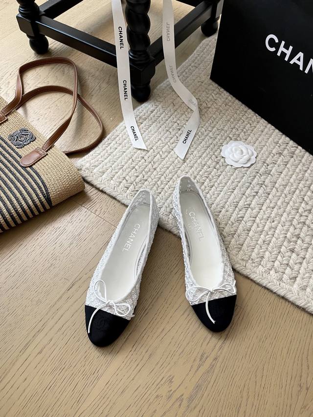 Chanel Classic Ballet Shoes In New Colors! Top-Tier Version! New Colors Added. T