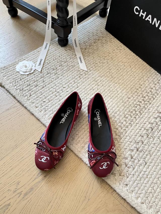 Chanel 24B New Ballet Shoes Top-Tier Version! Classic Design~ Extremely Comforta