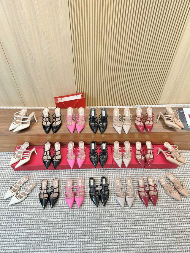 Flash Sale Price: Genuine Leather Sole +40 Top-Tier Version Valentino Spring/Sum