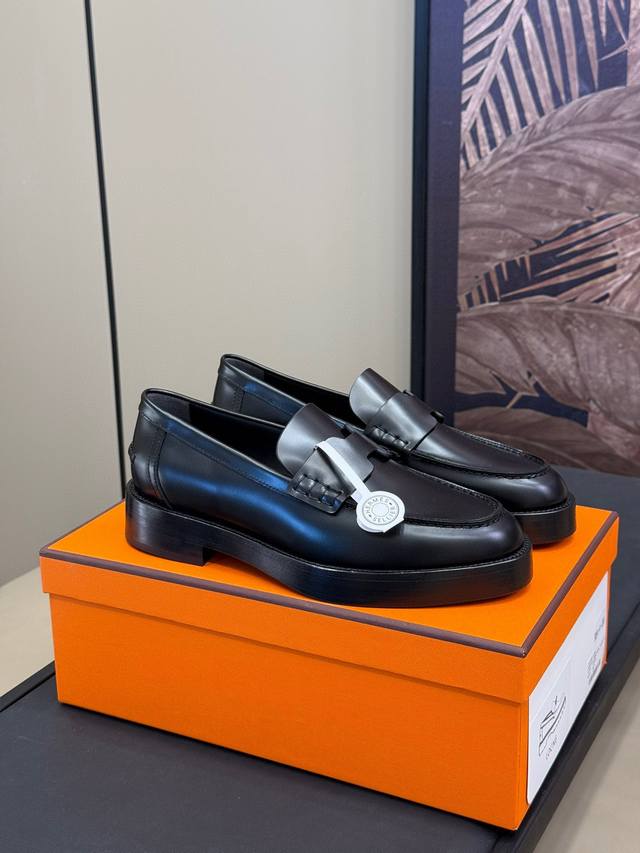 Imported Version Hermes Fw24 New Arrival~ H-House 24 Fall/Winter Loafer New Arri