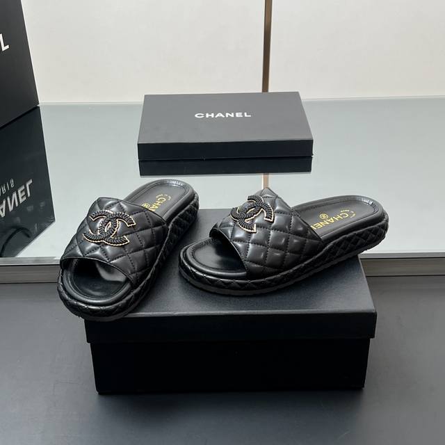 Factory Price 2025 Chanel Butterfly Bow Slippers New Color Series Now Available!