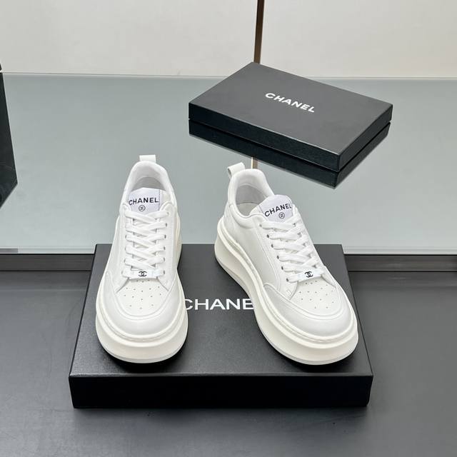 Factory P Price, Best Seller, Embossed Logo, Thick-Soled Cookie Shoes, Chanel Cl