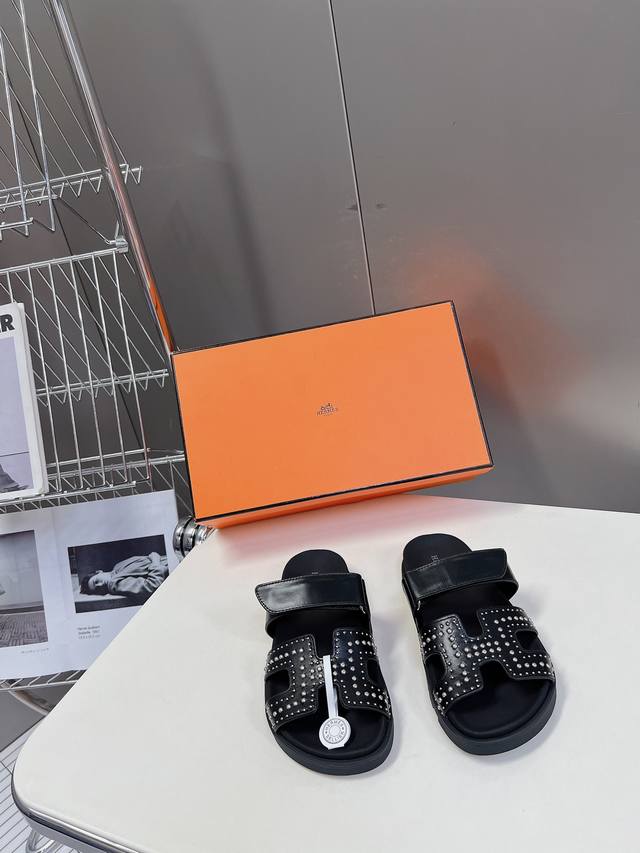 Men's 10 Ermes Herm S Spring/Summer Classic Couple's Slippers Chypre Cute And Qu