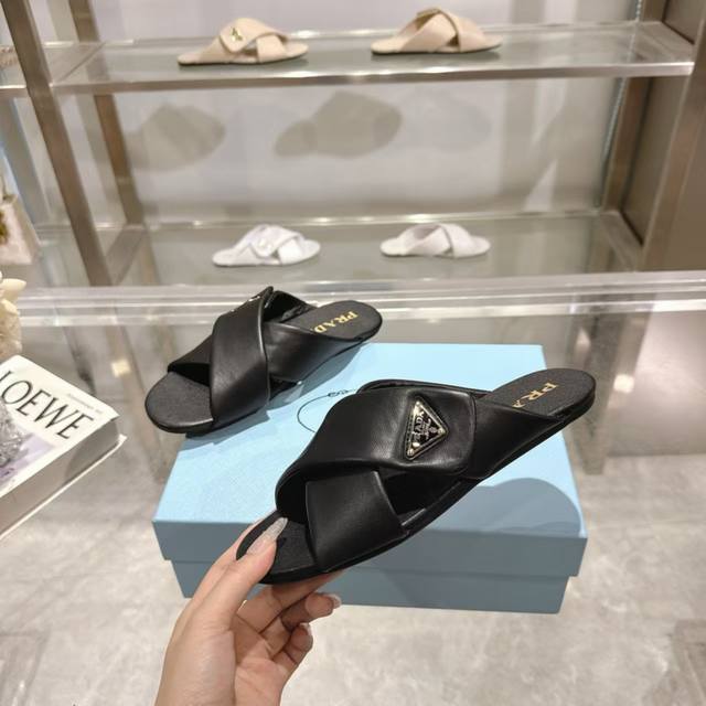 Factory Price: Prada 2025 Spring/Summer Bestseller Sandal Series Fabric: Custom-