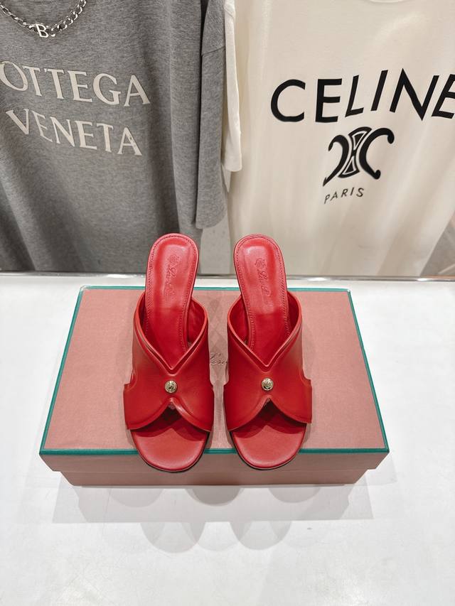 High-Heeled Loro Piana* Lp Nuoyuan 2025 Ss Spring/Summer New Arrival High-Heeled