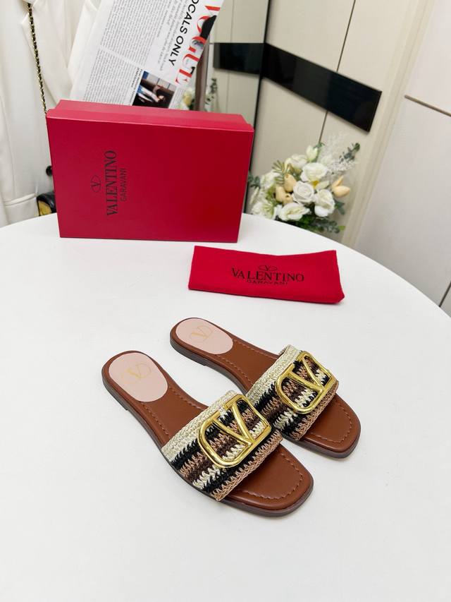 Factory-Direct P Rubber Sole, Genuine Leather Sole, Valentino 25 Latest Series,
