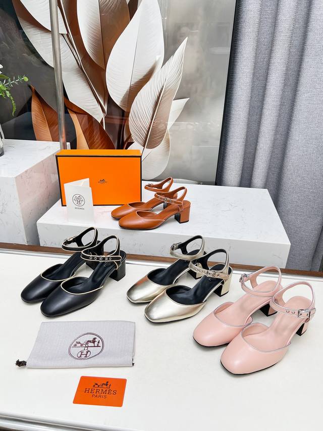 H Home, Early Spring High-Heel Sandals, Imported Sheepskin Upper, Sheepskin Lini