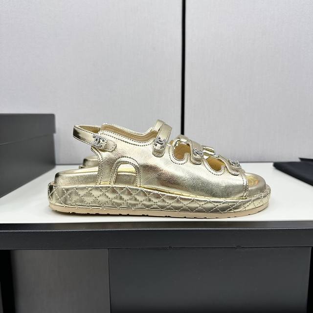 2025 Spring/Summer New Fabric, Flagship Store Recommended Velcro Beach Sandals N