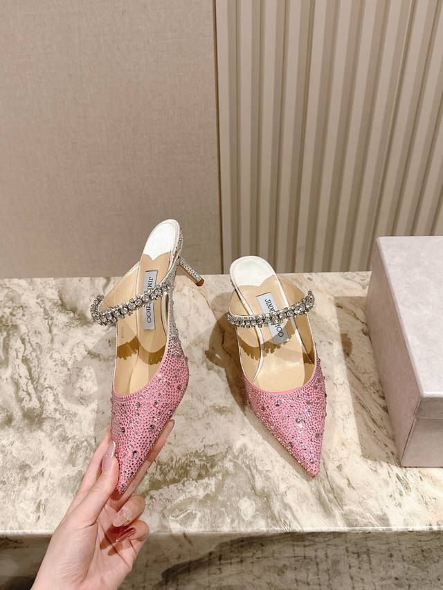 New Arrival Goddess Crystal Chain High-Heel Shoe Series Worn By Numerous Celebri