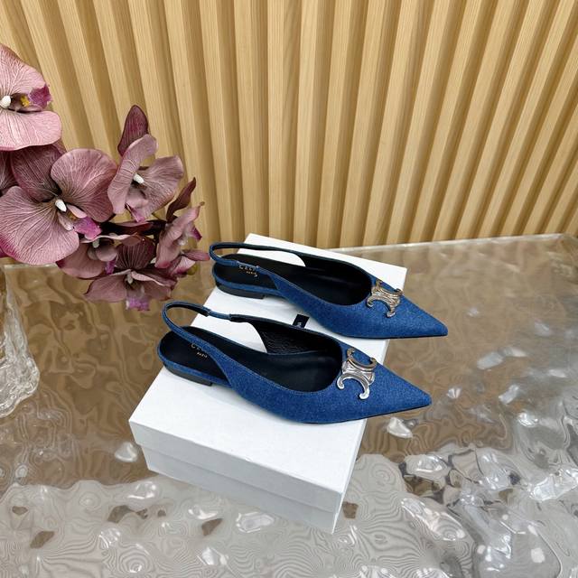 Celine Spring/Summer Arc De Triomphe Fashion High-Heel Shoes: A Delicate Open-To