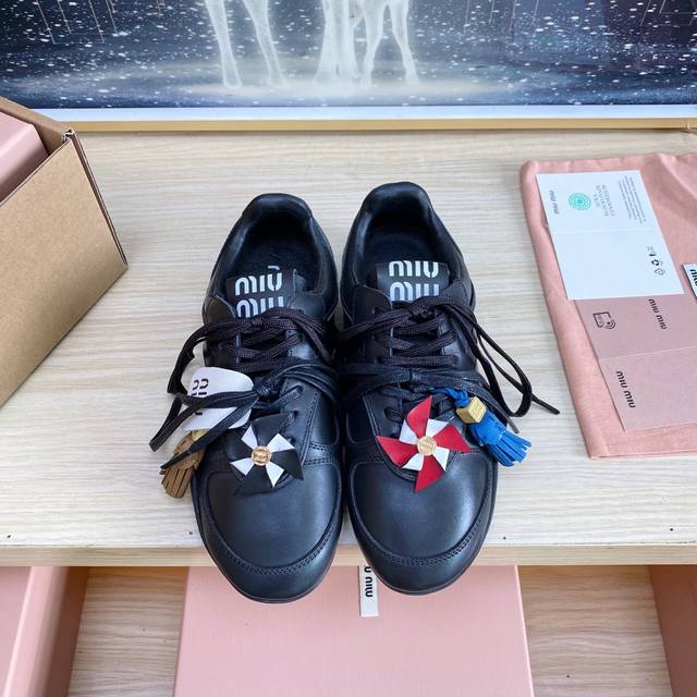Factory-Direct Miu Miu 25Ss Spring/Summer New Arrival Runway Miu Miu Mary Jane-S