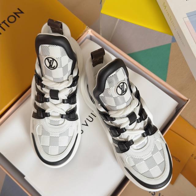 Top Version: Women's Lv Louis Vuitton Donkey Brand L-House Archlight Series Clas