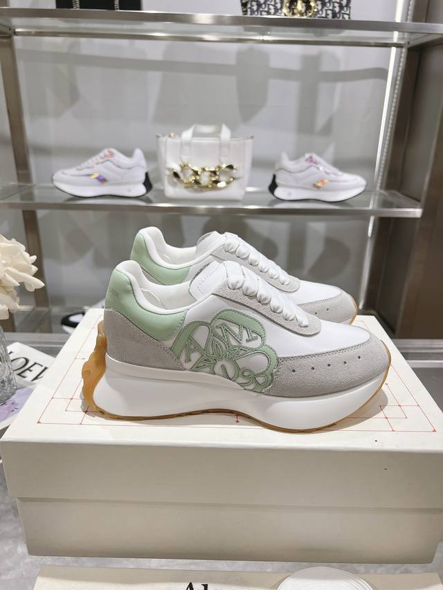 P Women's/Men's .Alexander Mcqueen Spring/Summer Men's Sprint Sports Couple's Ed