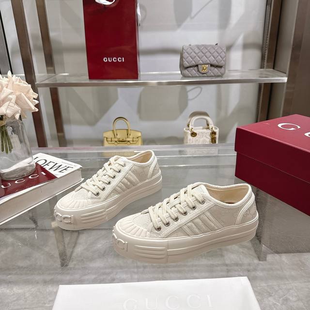 White: Crafted From Iconic Gg Canvas, Seamlessly Blending Hidden Design Elements