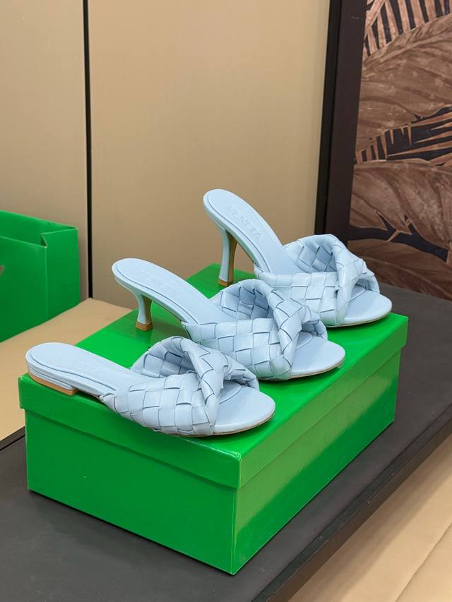 Factory-Direct Bv Classic Woven Slippers Blink Twisted-Knot Woven Straps Create