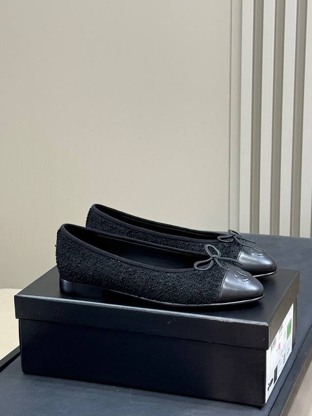 Factory-Made Chanel Classic Ballet Shoes Retain The Most Popular Color Scheme, W