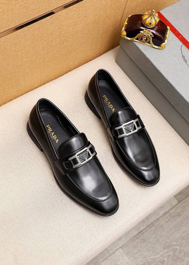 Product Trademark: Prada Casual Leather Shoes Standard Sizes: 38-44 45 Custom-Ma