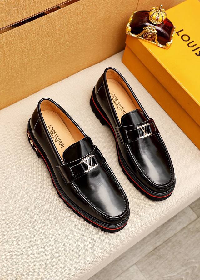 Product Trademark: Louis Vuitton Casual Leather Shoes Standard Sizes: 38-44, 45.