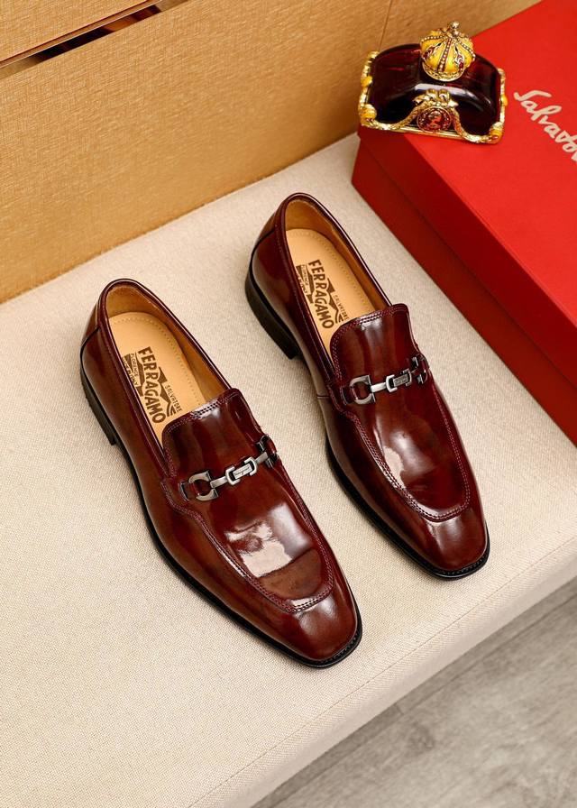 Product Trademark: Ferragamo Casual Leather Shoes Standard Sizes: 38-44 45 Custo