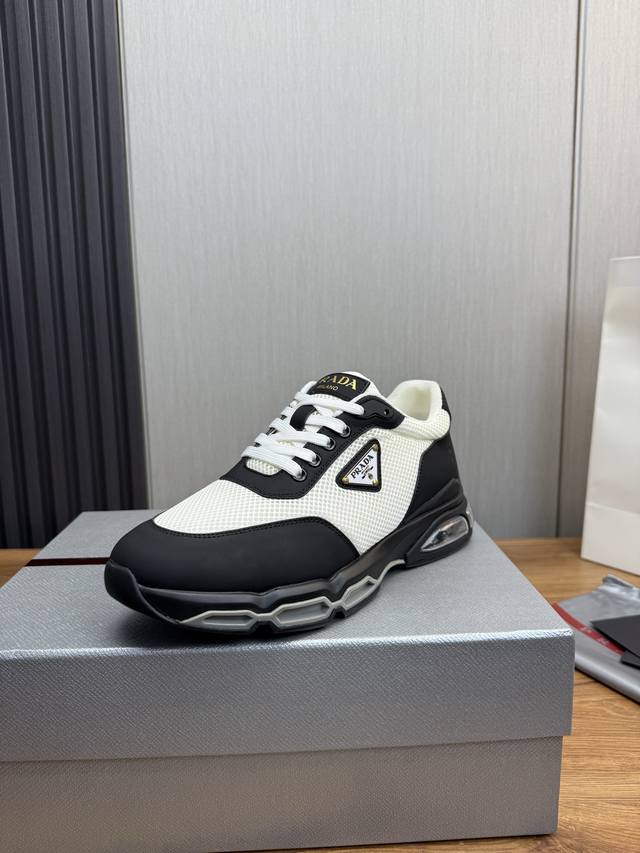 Factory P-Price Prada Men's Shoes, Best-Selling Model, High-Quality Shipping Syn