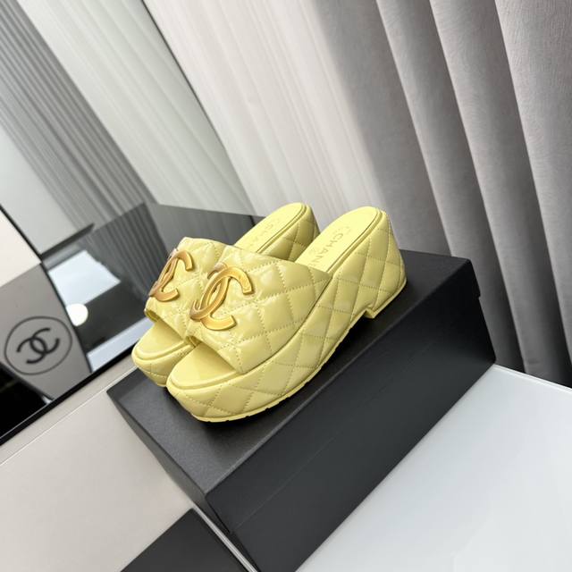 Chanel Spring/Summer Latest Mi'er Slippers Purchase The Original 1:1 Molded Priv