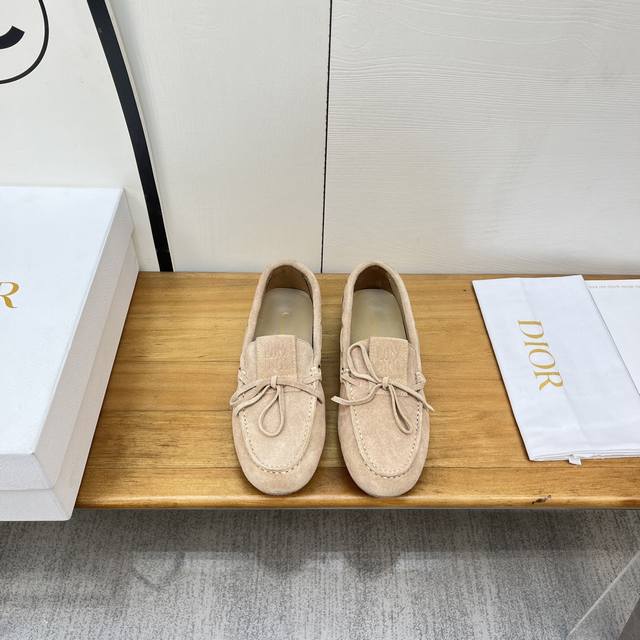 2025 Ss New Dior Miss Street Loafers With A Bow And Colorful Dopamine-Inspired F