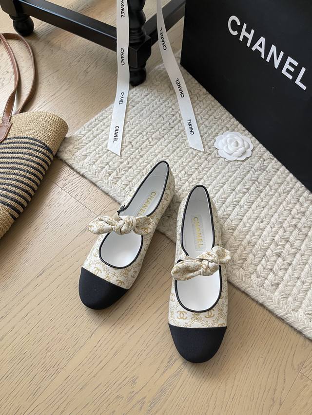 Chanel 25C Early Spring New Mary Jane Flats! Top-Tier Version!Early Release! Cus
