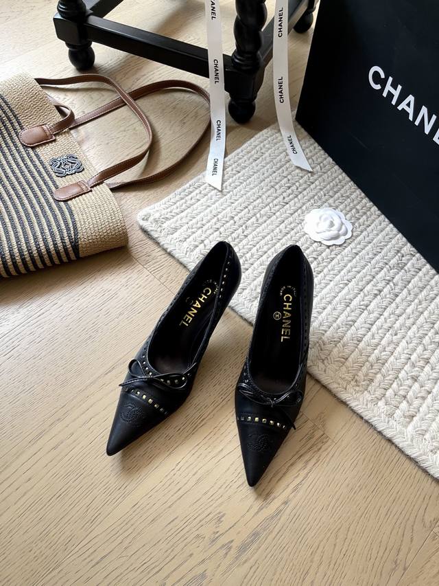 Chanel 25C Early Spring New Arrival High-Heel Shoes! Top-Tier Version! Limited R