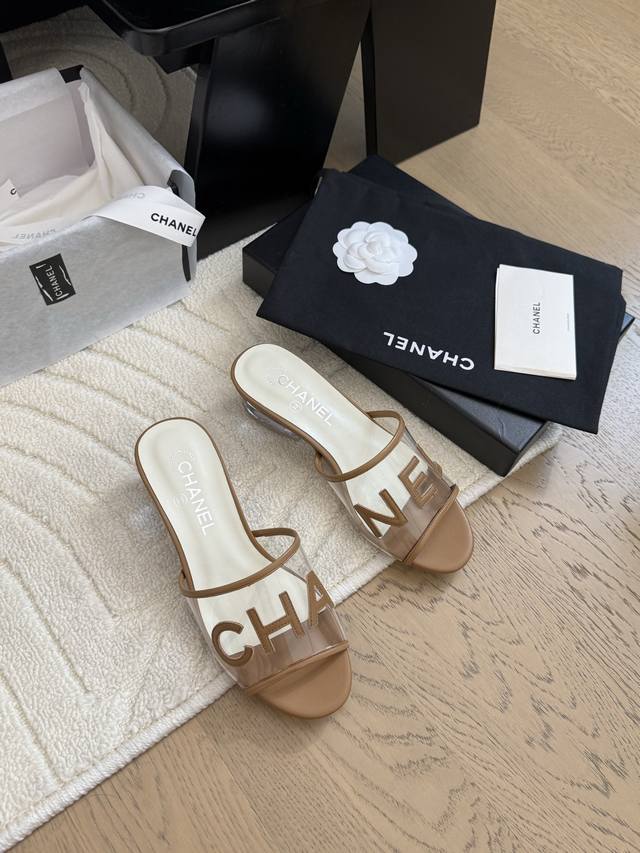 Chanel 25C New Fish-Mouth Chunky Heel Shoes Top-Quality Authentic Replica! All C