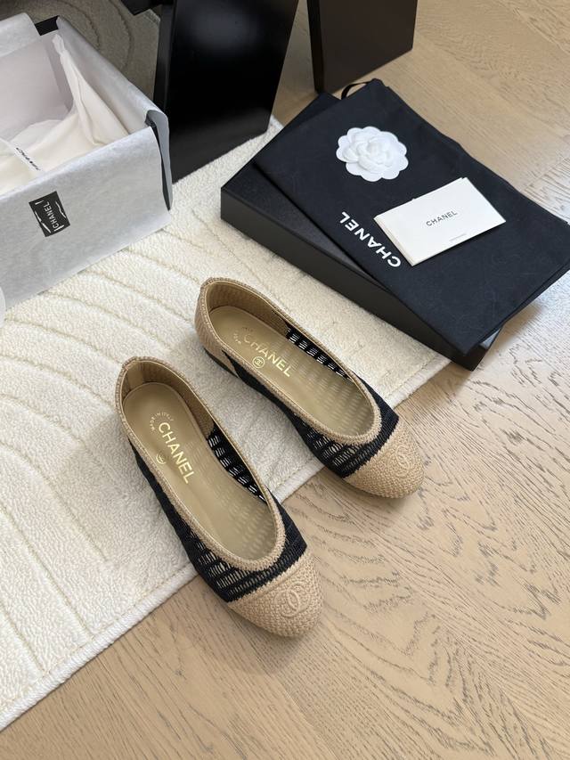Chanel 25S New Color Woven Ballet Shoes Original 1:1 Replica A Classic Among Cla