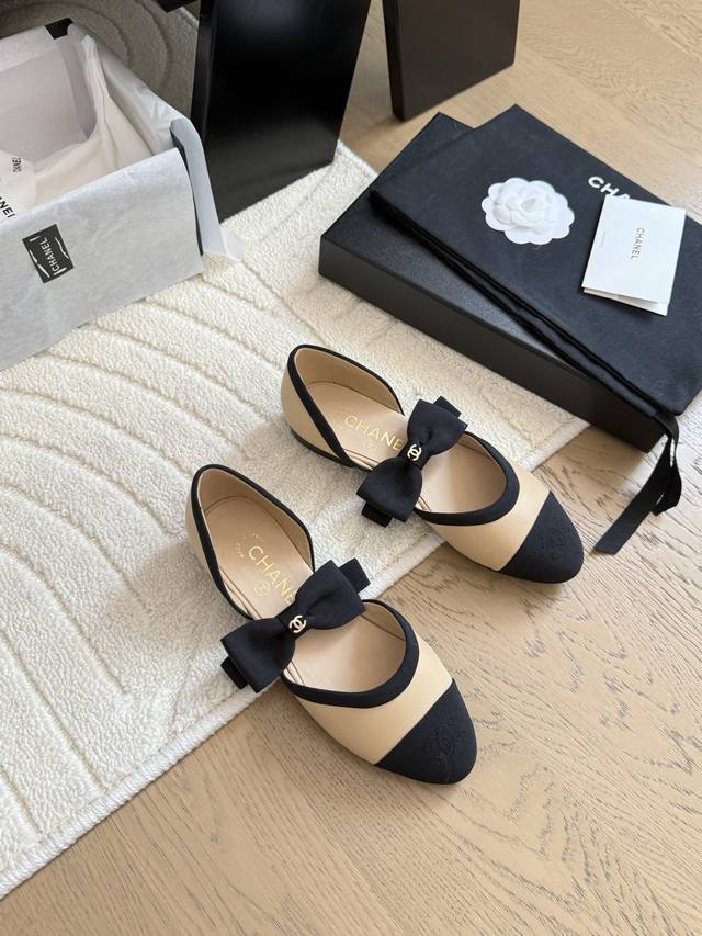 Chanel 25C New Ballet Bow Shoes Top-Quality Authentic Replica! All Colors Availa