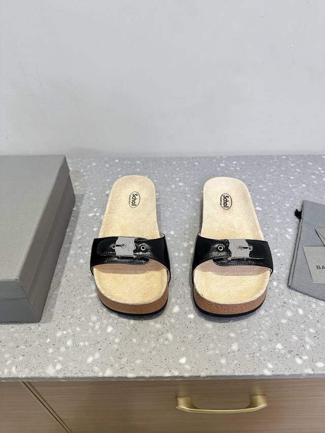 Balenciaga X Scholl 25Ss Spring/Summer New Arrival Slippers: Perfect Craftsmansh